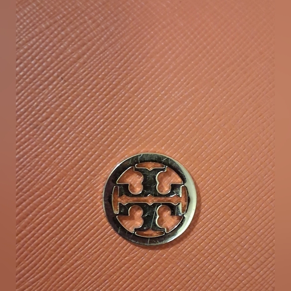 EUC Tory Burch Hard Orange Saffiano Leather & Silk Sleeve Glasses Sunglass Cases - Picture 10 of 11